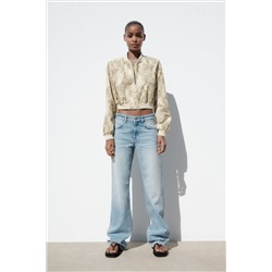 BOMBER CROP ESTAMPADA