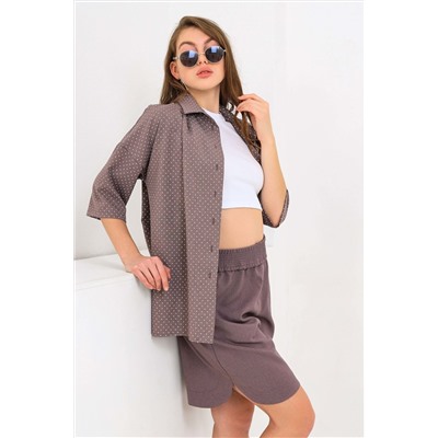 Костюм с шортами Лен 1252 НАТАЛИ #885690