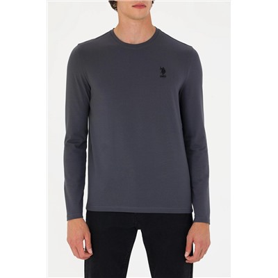 Erkek Antrasit Basic Sweatshirt