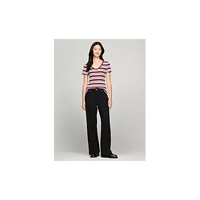 Stripe V-Neck Favorite T-Shirt