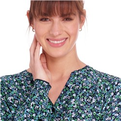 Damen Maxikleid im Millefleur-Dessin