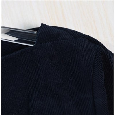 Темно-синяя вельветовая рубашка CO*S