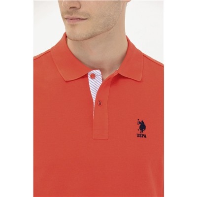 Erkek Kırmızı Basic Polo Yaka Tişört
