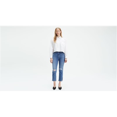724 High Rise Straight Crop Women's Jeans