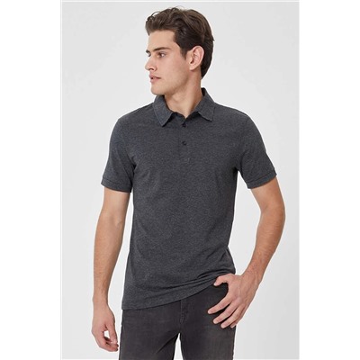 Lee Cooper Erkek Daker Polo Yaka T-Shirt Antrasit 202 LCM 242050