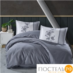 Постельное белье "Карвен" DELUXE DARK ранфорс 1,5 спальн Suave Blue v-1