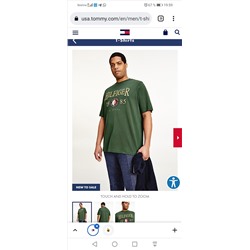 ICON BIG AND TALL ORGANIC COTTON CREST T-SHIRT