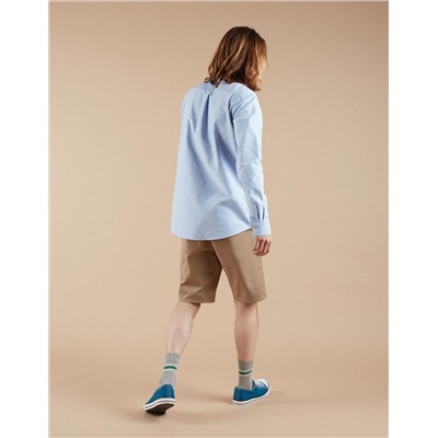 Twill Chino Shorts, Men, Beige