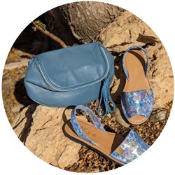 AB.Zapatos · 320-8 · estampado azul+Pelle · MALISA (560) Azul