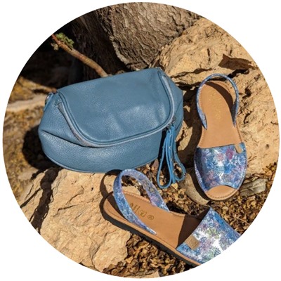 AB.Zapatos · 320-8 · estampado azul+Pelle · MALISA (560) Azul