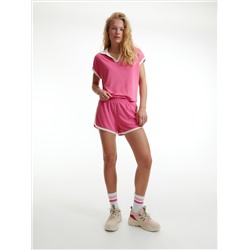 Shorts aus Frottee-Jersey