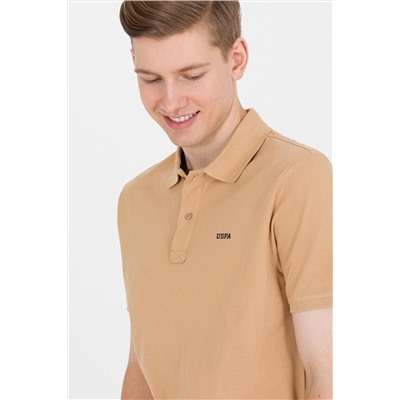 Erkek Camel Basic Polo Yaka Tişört