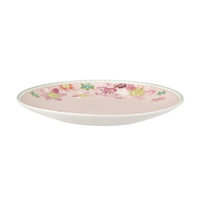 Тарелка закусочная, 20 см, фарфор P, розовая, Примула, Primula, 63002