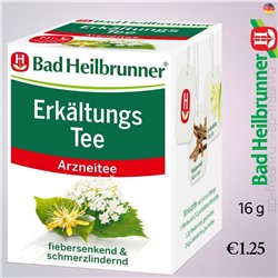 Arzneitee, Erkältungs Tee (8 Beutel), 16 g