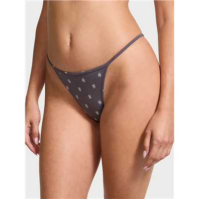 Stretch Cotton V-String Panty
