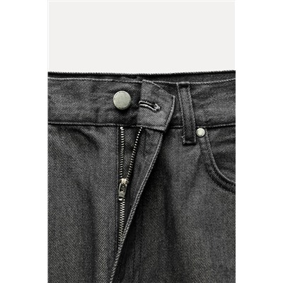 ZW COLLECTION BAGGY MID-WAIST JEANS