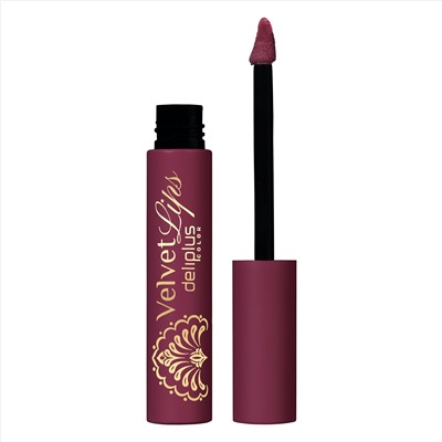 Матовая помада Velvet Lips Deliplus 04 вишня