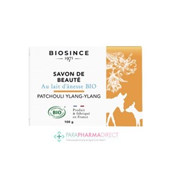 BioSince 1975 Savon de Beauté au Lait d'Anesse BIO Patchouli Ylang-Ylang 100g