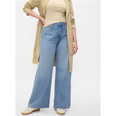 High Rise Wide-Leg Jeans
