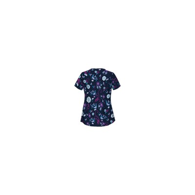 UA Song Bird Navy Scrub Top