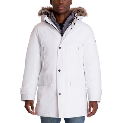 MICHAEL Michael Kors Michael Kors Men's Hooded Bib Snorkel Parka, Created for Macy's