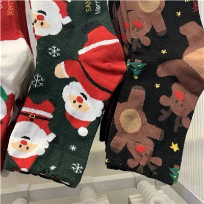 Новогодние носочки ( 4 разных пар)