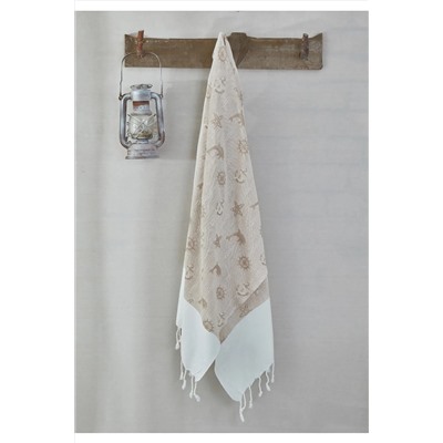ARVEN HOME COLLECTİON, %100 PAMUK DENİZCİ DESEN PEŞTEMAL 170x200 CM