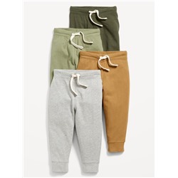 Unisex Jersey-Knit Jogger Pants 4-Pack for Toddler