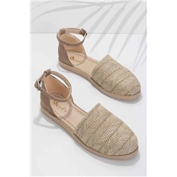 Bambi Vizon Kadın Espadril K01823020528