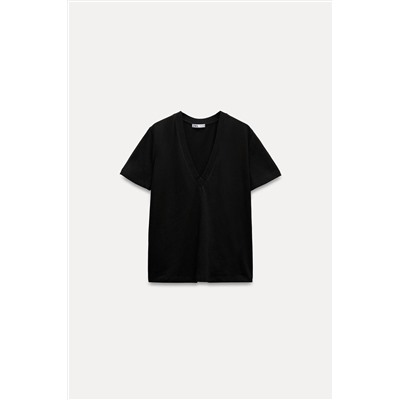 ENZYME-WASHED COTTON T-SHIRT