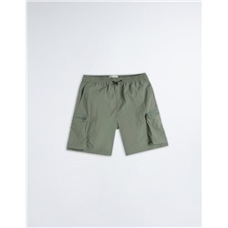 Technical Cargo Shorts, Men, Dark Green