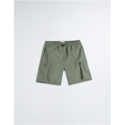 Technical Cargo Shorts, Men, Dark Green