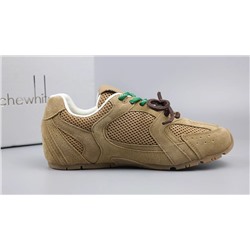 Женские кроссовки из натуральной кожи с сеткой Экспорт