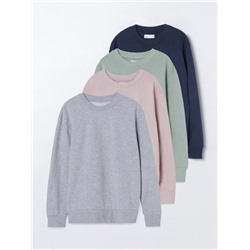 PACK OF 4 BASIC SWEATSHIRTS