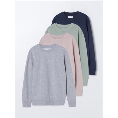 PACK OF 4 BASIC SWEATSHIRTS