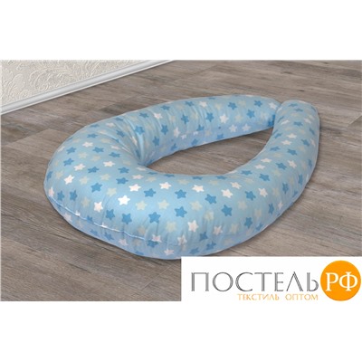 111060190-18З Многофункциональная подушка Comfy Baby 60х85 звезды голубой