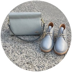 AB.Z. SAFARY PIEL DOLLAR FP gris+Ab.Zapatos PELLE Milan (930) АКЦИЯ