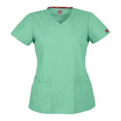 Dickies EDS Signature Scrubs Contemporary Fit V-Neck Top