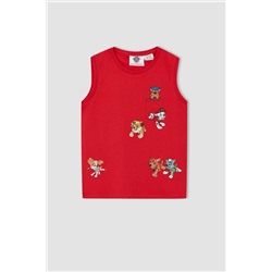 Erkek Çocuk PAW Patrol Bisiklet Yaka Atlet