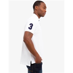 MULTI COLOR BIG LOGO SOLID POLO SHIRT