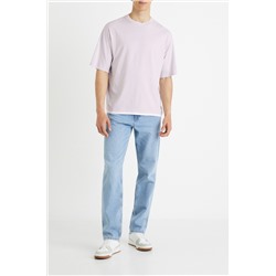 Camiseta oversize - Lila