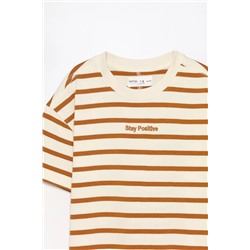Camiseta manga corta rayas