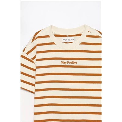 Camiseta manga corta rayas