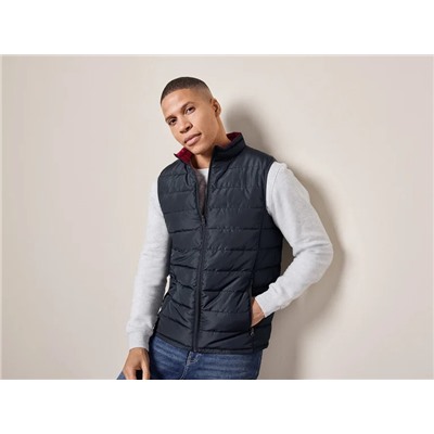 LIVERGY® Herren Wendeweste mit Stehkragen, wasserabweisend
