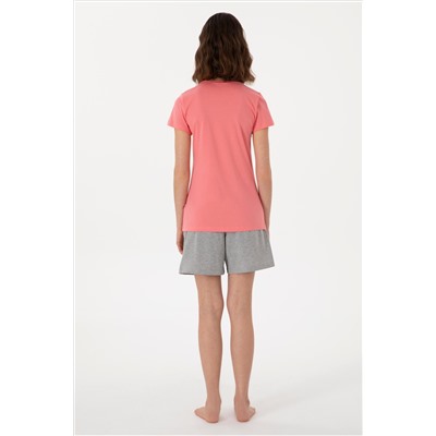 Kadın Pembe Pijama Takımı