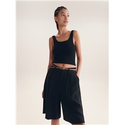 Shorts mit Gürtel