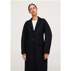 Abrigo lana botones -  Mujer | MANGO OUTLET Melilla