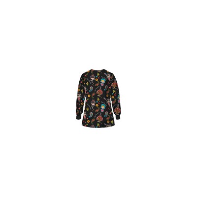 UA Thanksgiving Thanks Black Warm Up Scrub Jacket