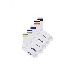 5 pares de calcetines Blanco y verde