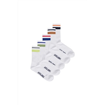 5 pares de calcetines Blanco y verde